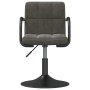 Sillas de comedor giratorias 4 unidades terciopelo gris oscuro de , Sillas de comedor - Ref: Foro24-3087920, Precio: 253,20 €...