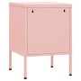 Mesitas de noche 2 uds rosa acero 35x35x51 cm de , Mesitas de noche - Ref: Foro24-3095209, Precio: 132,87 €, Descuento: %
