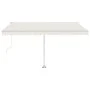 Toldo de pie automático crema 400x350 cm de vidaXL, Toldos - Ref: Foro24-3069627, Precio: 559,88 €, Descuento: %