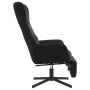 Sillón de relax con reposapiés terciopelo negro de , Sillones - Ref: Foro24-3097501, Precio: 118,53 €, Descuento: %