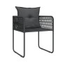 Juego de comedor de jardín 9 piezas negro de , Conjuntos de jardín - Ref: Foro24-3099088, Precio: 707,55 €, Descuento: %