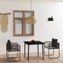 Juego de comedor para jardín 3 piezas negro de , Conjuntos de jardín - Ref: Foro24-3099083, Precio: 254,22 €, Descuento: %