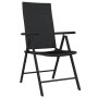 Juego de comedor para jardín 7 piezas negro de , Conjuntos de jardín - Ref: Foro24-3099104, Precio: 503,42 €, Descuento: %