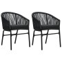 Juego de comedor para jardín 3 piezas negro de , Conjuntos de jardín - Ref: Foro24-3099221, Precio: 267,12 €, Descuento: %