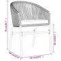 Juego de comedor de jardín 5 piezas con cojines marrón de , Conjuntos de jardín - Ref: Foro24-3099228, Precio: 501,23 €, Desc...