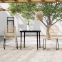 Juego de comedor para jardín 3 piezas color roble de , Conjuntos de jardín - Ref: Foro24-3099173, Precio: 349,85 €, Descuento: %