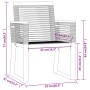 Juego de comedor para jardín 7 piezas negro de , Conjuntos de jardín - Ref: Foro24-3099152, Precio: 597,28 €, Descuento: %
