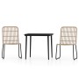 Juego de comedor para jardín 3 piezas color roble de , Conjuntos de jardín - Ref: Foro24-3099173, Precio: 349,85 €, Descuento: %
