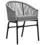 Juego de comedor de jardín 7 piezas ratán sintético gris de , Conjuntos de jardín - Ref: Foro24-3099254, Precio: 650,56 €, De...