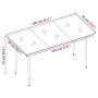 Juego de comedor de jardín 7 piezas ratán sintético gris de , Conjuntos de jardín - Ref: Foro24-3099254, Precio: 650,56 €, De...