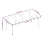 Juego de comedor de jardín 7 piezas marrón de , Conjuntos de jardín - Ref: Foro24-3099249, Precio: 864,56 €, Descuento: %
