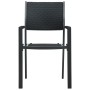 Juego de comedor para jardín 9 piezas negro de , Conjuntos de jardín - Ref: Foro24-3099280, Precio: 606,31 €, Descuento: %