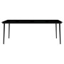 Juego de comedor para jardín 9 piezas negro de , Conjuntos de jardín - Ref: Foro24-3099280, Precio: 606,31 €, Descuento: %