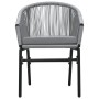 Juego de comedor para jardín 5 piezas ratán sintético gris de , Conjuntos de jardín - Ref: Foro24-3099235, Precio: 452,75 €, ...