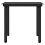 Juego de comedor de jardín 5 piezas con cojines negro de , Conjuntos de jardín - Ref: Foro24-3099506, Precio: 490,00 €, Descu...