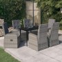 Juego de comedor de jardín 7 piezas con cojines gris de , Conjuntos de jardín - Ref: Foro24-3099488, Precio: 1,00 €, Descuent...