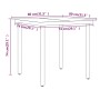 Juego de comedor de jardín 5 piezas con cojines marrón de , Conjuntos de jardín - Ref: Foro24-3099512, Precio: 557,60 €, Desc...