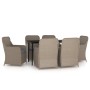 Juego de comedor para jardín 7 piezas con cojines marrón de , Conjuntos de jardín - Ref: Foro24-3099550, Precio: 1,00 €, Desc...