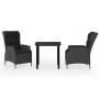 Juego de comedor de jardín 3 piezas gris oscuro de , Conjuntos de jardín - Ref: Foro24-3099637, Precio: 590,18 €, Descuento: %