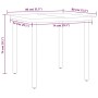 Juego de comedor para jardín 5 piezas negro de , Conjuntos de jardín - Ref: Foro24-3099614, Precio: 333,06 €, Descuento: %