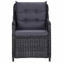 Juego de comedor para jardín 5 piezas negro de , Conjuntos de jardín - Ref: Foro24-3099573, Precio: 859,72 €, Descuento: %