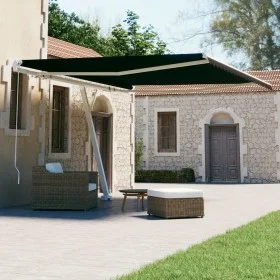 Retractable manual foot awning anthracite gray 400x300 cm by vidaXL, Awnings - Ref: Foro24-3069539, Price: 610,37 €, Discount: %