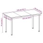 Set comedor de jardín 7 pzas y cojines ratán sintético y vidrio de , Conjuntos de jardín - Ref: Foro24-3099682, Precio: 471,3...