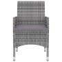 Set comedor de jardín 3 pzas y cojines ratán sintético y vidrio de , Conjuntos de jardín - Ref: Foro24-3099739, Precio: 229,4...