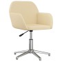 Sillas de comedor giratorias 2 unidades tela color crema de , Sillas de comedor - Ref: Foro24-3103029, Precio: 164,51 €, Desc...