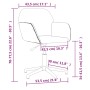 Sillas de comedor giratorias 2 unidades tela color crema de , Sillas de comedor - Ref: Foro24-3103029, Precio: 164,51 €, Desc...