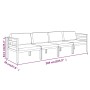 Set muebles de jardín 4 pzas y cojines aluminio gris antracita de , Conjuntos de jardín - Ref: Foro24-3107777, Precio: 634,54...