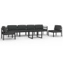 Set muebles de jardín 7 pzas y cojines aluminio gris antracita de , Conjuntos de jardín - Ref: Foro24-3107794, Precio: 953,54...
