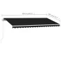 Toldo de pie manual retráctil gris antracita 400x300 cm de vidaXL, Toldos - Ref: Foro24-3069539, Precio: 610,37 €, Descuento: %