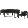 Set muebles de jardín 6 pzas y cojines aluminio gris antracita de , Conjuntos de jardín - Ref: Foro24-3115925, Precio: 1,00 €...