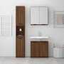 Set de muebles de baño 3 pzas madera contrachapada roble marrón de , Muebles de baño - Ref: Foro24-3115883, Precio: 220,15 €,...