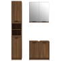 Set de muebles de baño 3 pzas madera contrachapada roble marrón de , Muebles de baño - Ref: Foro24-3115883, Precio: 220,15 €,...