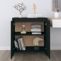 Aparador de madera contrachapada negro 70x41x75 cm de , Aparadores - Ref: Foro24-809738, Precio: 87,89 €, Descuento: %