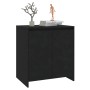 Aparador de madera contrachapada negro 70x41x75 cm de , Aparadores - Ref: Foro24-809738, Precio: 87,89 €, Descuento: %