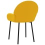 Sillas de comedor 2 unidades terciopelo amarillo de , Sillas de comedor - Ref: Foro24-344770, Precio: 107,42 €, Descuento: %