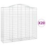 Cestas gaviones 20 uds forma de arco hierro 200x50x180/200 cm de , Maceteros y jardineras - Ref: Foro24-3145739, Precio: 2,00...