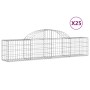 Cestas de gaviones 25 uds forma de arco hierro 200x30x40/60 cm de , Maceteros y jardineras - Ref: Foro24-3146063, Precio: 1,0...