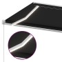Toldo manual retráctil con LED gris antracita 400x350 cm de vidaXL, Toldos - Ref: Foro24-3069624, Precio: 521,23 €, Descuento: %
