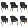 Juego de comedor de jardín 7 piezas con cojines negro de , Conjuntos de jardín - Ref: Foro24-3156719, Precio: 720,75 €, Descu...