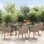 Juego de comedor para jardín 7 piezas con cojines marrón de , Conjuntos de jardín - Ref: Foro24-3156731, Precio: 900,98 €, De...