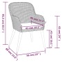 Juego de comedor para jardín 7 piezas con cojines marrón de , Conjuntos de jardín - Ref: Foro24-3156731, Precio: 900,98 €, De...