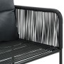 Juego de comedor para jardín 5 piezas negro de , Conjuntos de jardín - Ref: Foro24-3156496, Precio: 409,31 €, Descuento: %