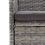 Juego de comedor para jardín 5 piezas con cojines gris y negro de , Conjuntos de jardín - Ref: Foro24-3156636, Precio: 387,51...