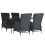 Set de comedor para jardín 5 piezas ratán sintético gris oscuro de , Conjuntos de jardín - Ref: Foro24-3156802, Precio: 1,00 ...