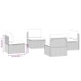 Sofás centrales de jardín 4 uds ratán PE gris 57x57x56 cm de , Conjuntos de jardín - Ref: Foro24-3157503, Precio: 354,94 €, D...