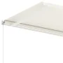 Toldo de pie retráctil manual crema 450x350 cm de vidaXL, Toldos - Ref: Foro24-3069637, Precio: 500,11 €, Descuento: %